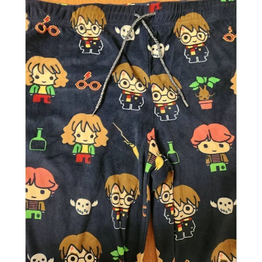 NWT Harry Potter Funko Pop Plush Pajama Bottoms Blue Girls 12/14